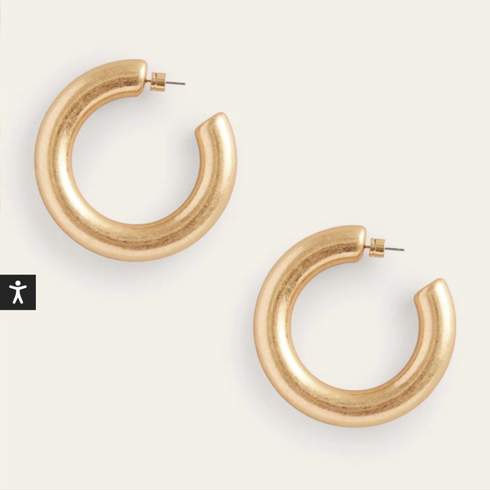 Chunky Hoop Earrings